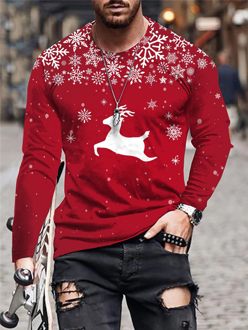 Fashion Trend New European And American Style Long Sleeve Men's Daily Casual Style XINGX Printing