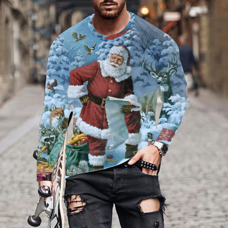 Fashion Trend New European And American Style Long Sleeve Men's Daily Casual Style XINGX Printing