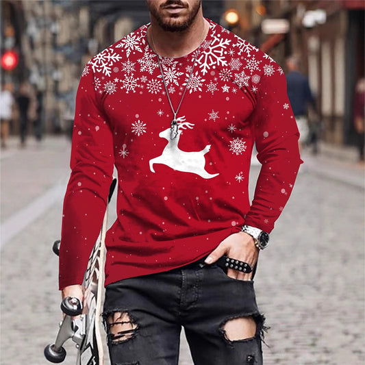 Fashion Trend New European And American Style Long Sleeve Men's Daily Casual Style XINGX Printing