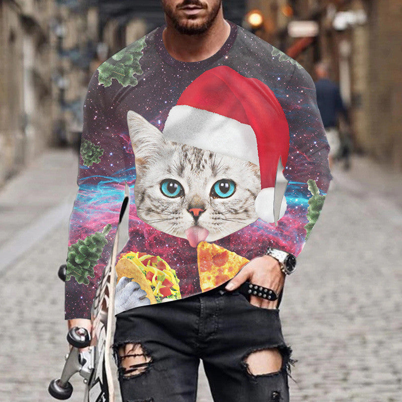 Fashion Trend New European And American Style Long Sleeve Men's Daily Casual Style XINGX Printing